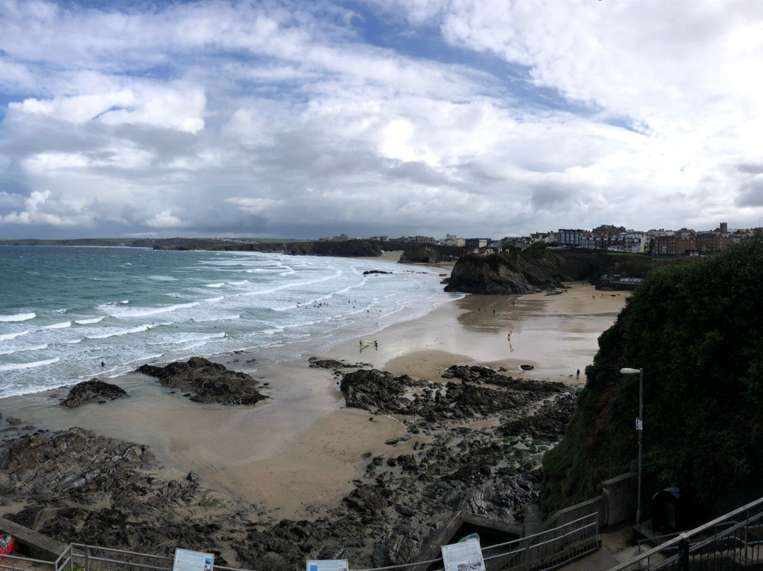 South West Coast Path Walk - Newquay's Twin Headlands from Newquay Station-纽奎必去景点