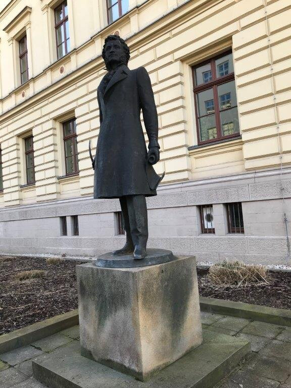 Puschkin Denkmal-Gera必去景点