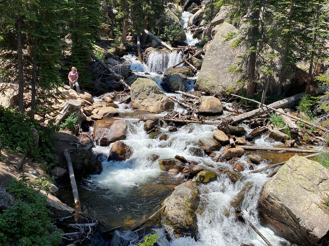 Ouzel  Falls-落基山国家公园必去景点