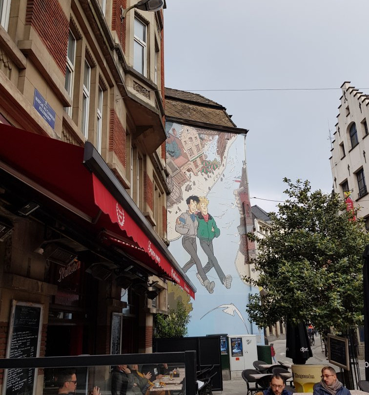 Tintin Mural Painting景点图片