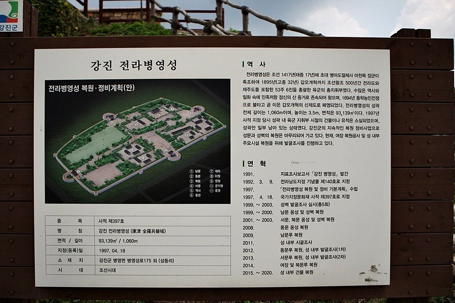 Jeolla Naval Fortress Site-康津郡必去景点