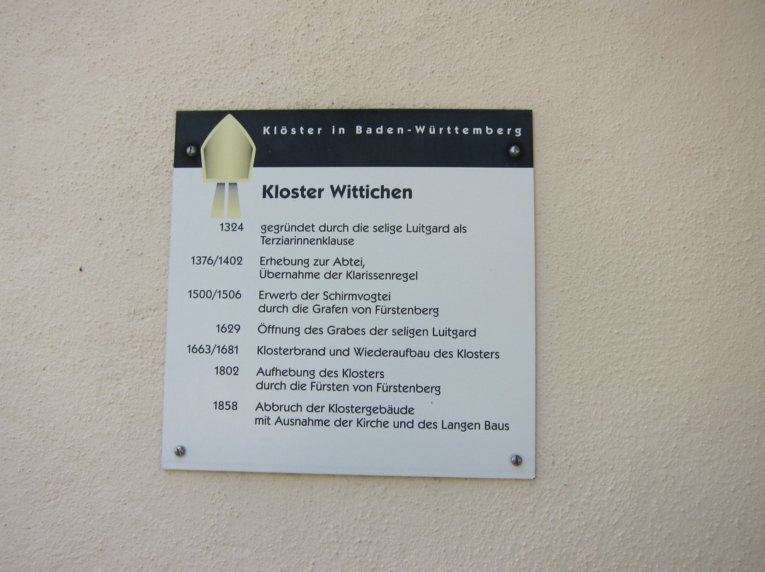 Kloster Wittichen-Schenkenzell必去景点