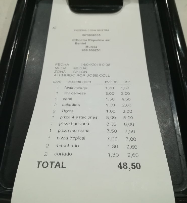 Pizzería La Cosa Nostra