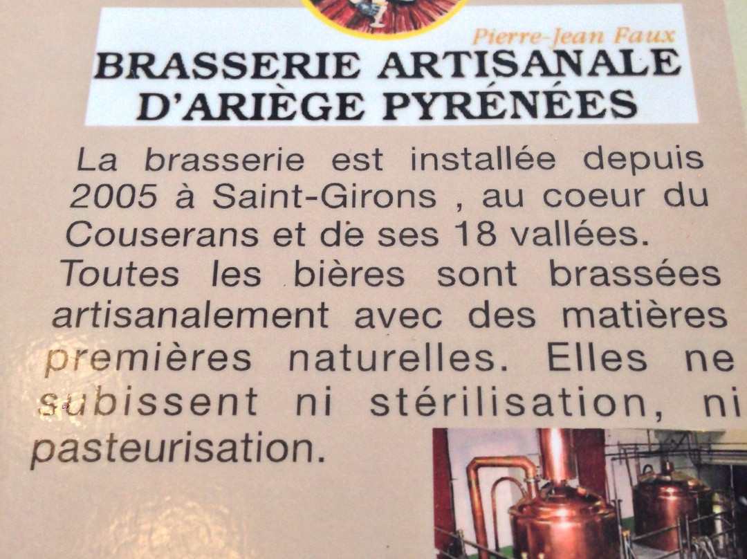 La Brasserie Artisanale d'Ariège Pyrénées景点图片