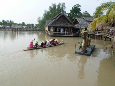 四方水上市场-芭堤雅必去景点