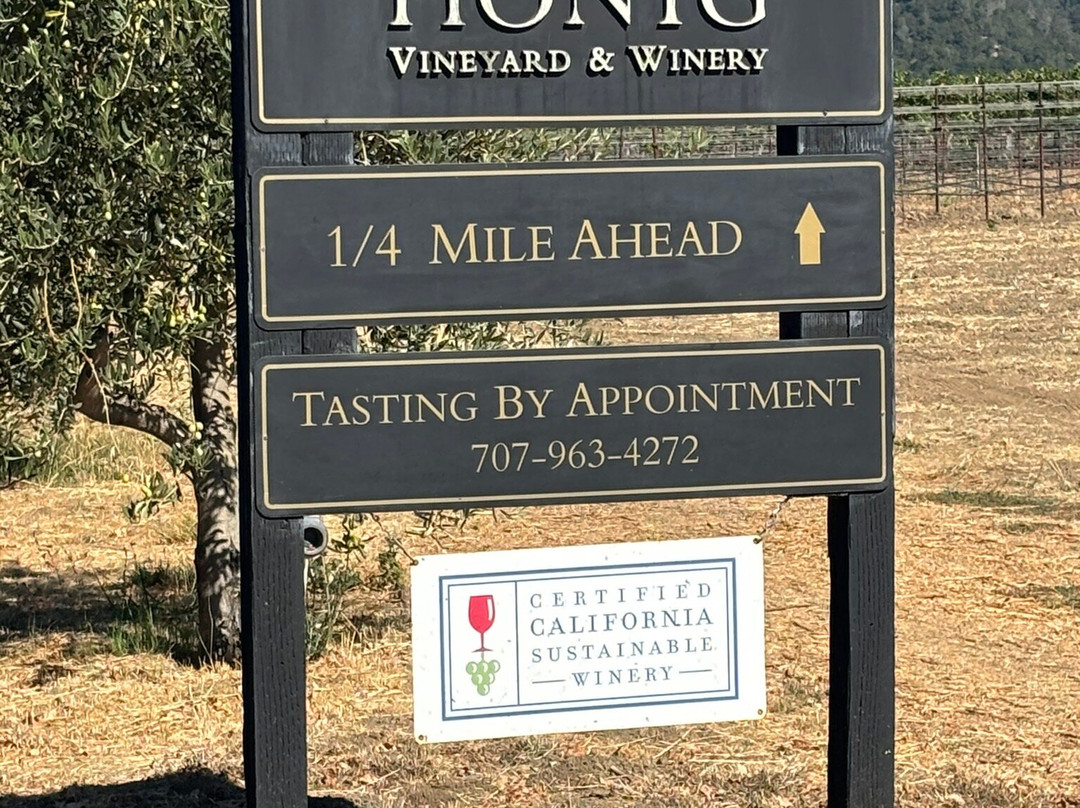 Honig Vineyard & Winery-拉瑟福德必去景点