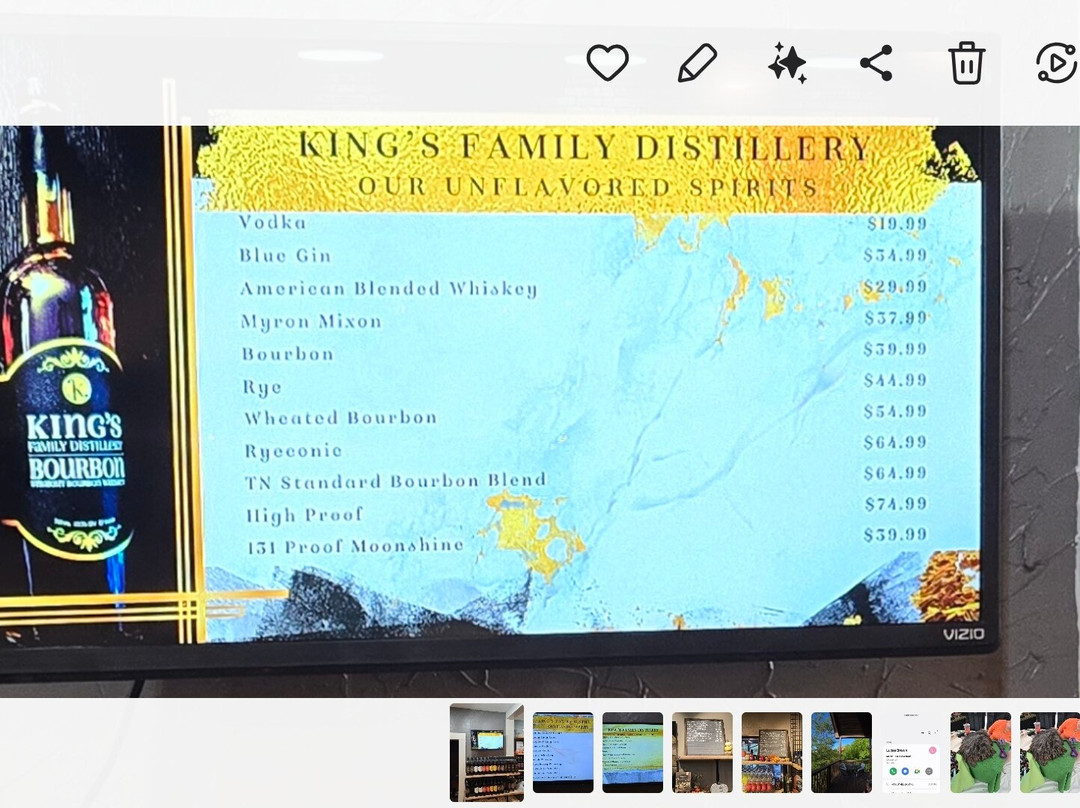 King's Family Distillery-塞维尔维尔必去景点