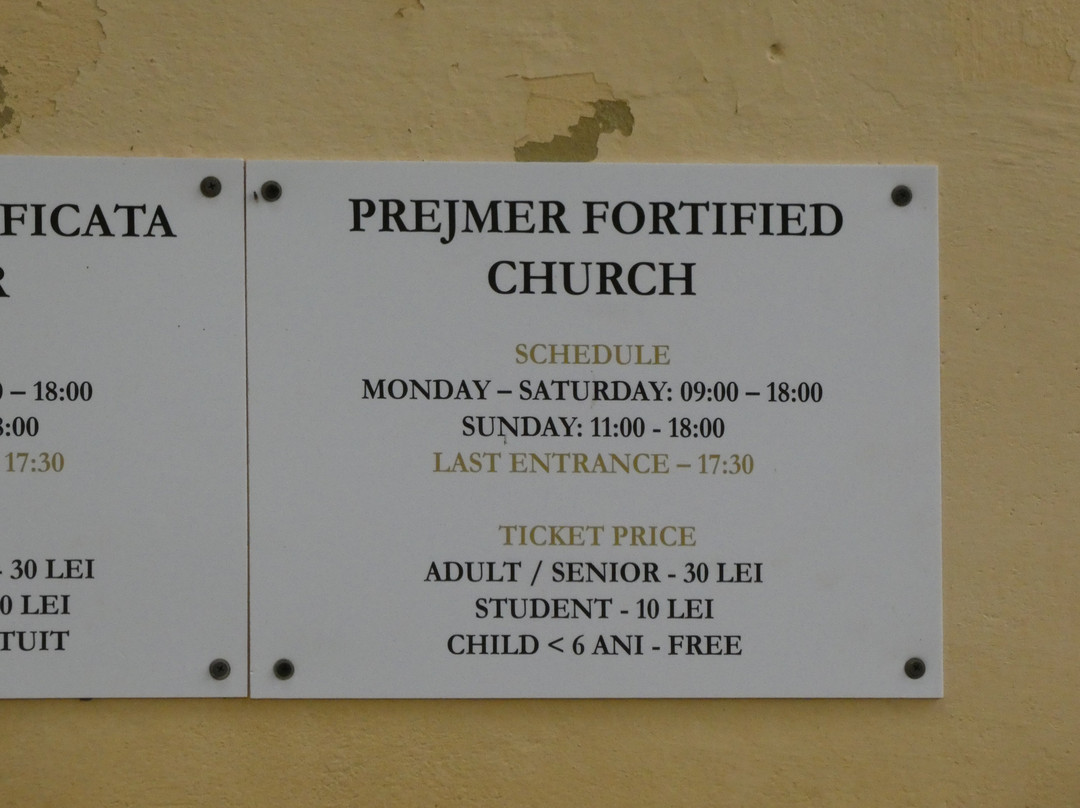 Peasant Fortified Church at Prejmer-Prejmer必去景点