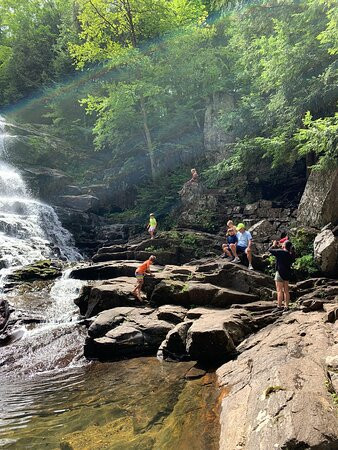 Shelving Rock Falls-乔治湖必去景点