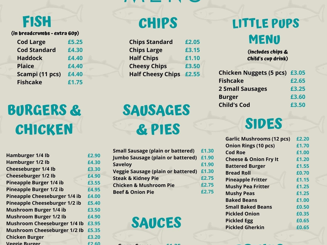 Tatnam Fish and Chips (普尔)餐厅/美食点评 餐厅地址/餐厅电话/餐厅周边信息/餐厅推荐菜