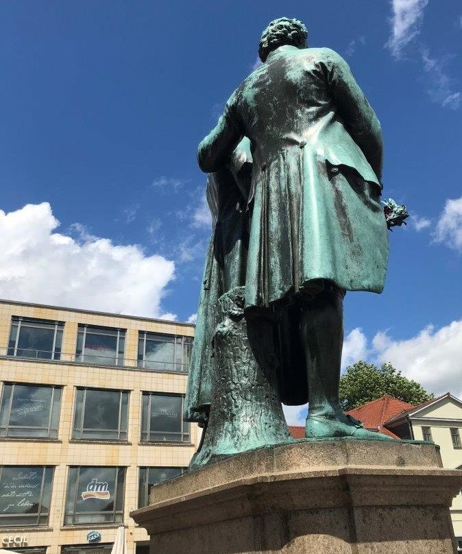 Goethe Schiller Denkmal-魏玛必去景点