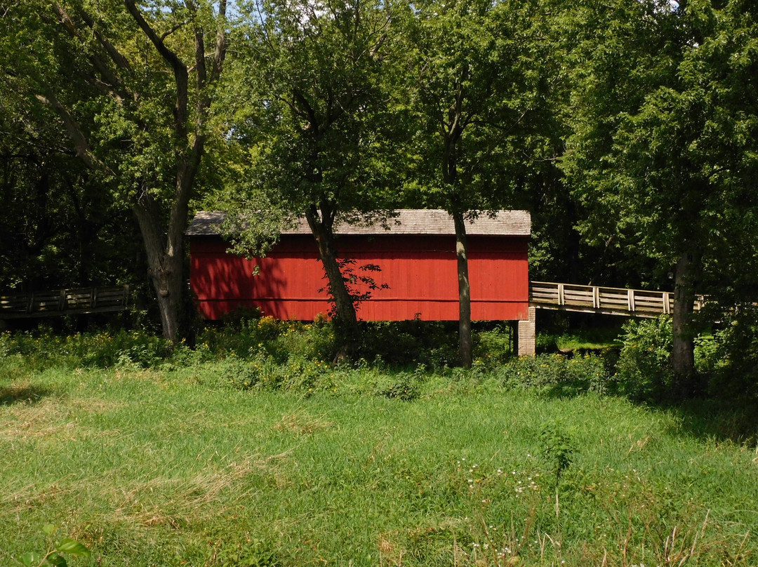 Sugar Creek Covered Bridge-Glenarm必去景点