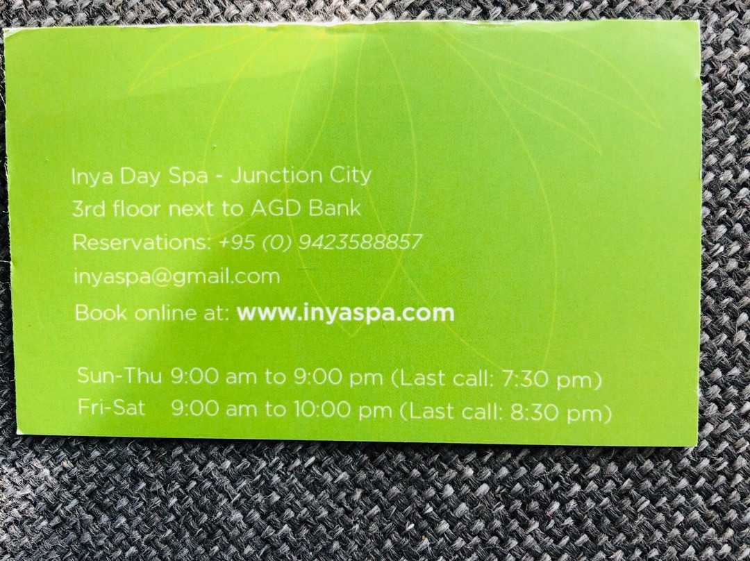 Inya Day Spa-仰光必去景点