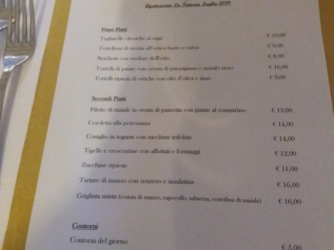 Agriturismo La Tintoria主图