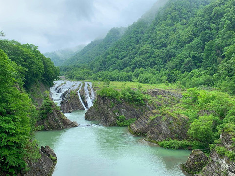 Chidorigataki Falls-夕张市必去景点