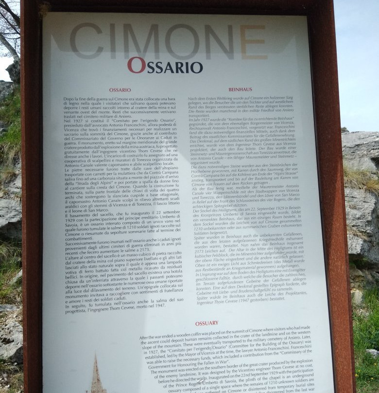 Ossario del Monte Cimone景点图片
