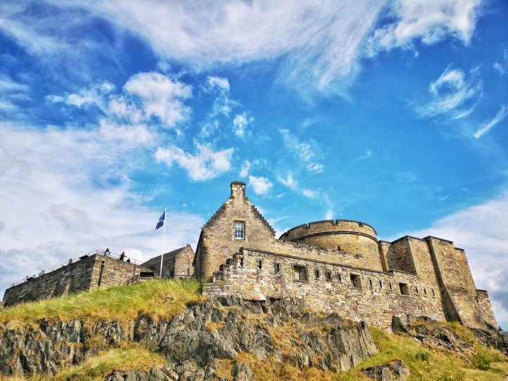 爱丁堡城堡景点图片