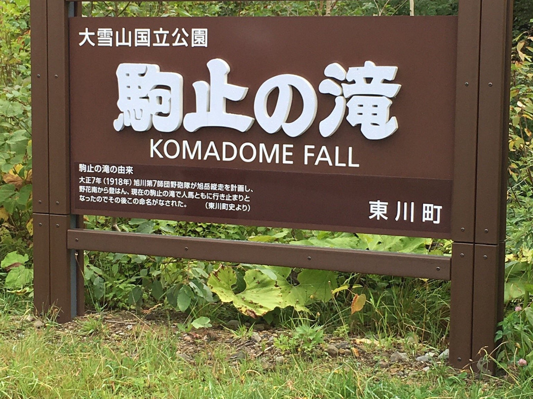 Komadome Waterfall-东川町必去景点