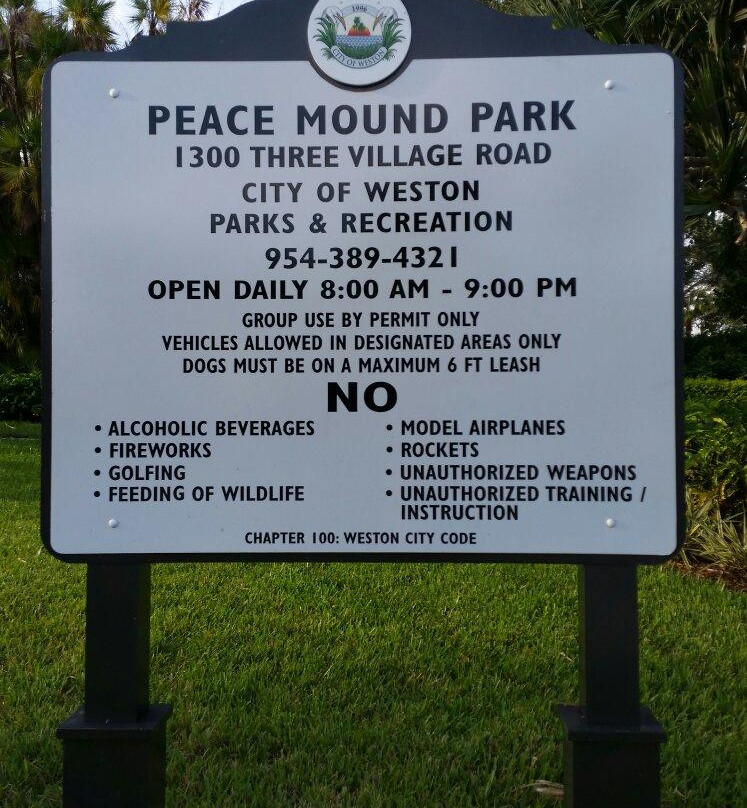 Peace Mound Park-韦斯顿必去景点