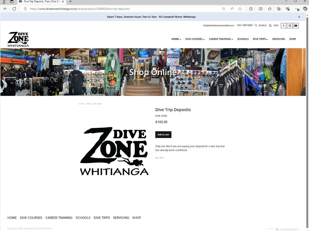 Dive Zone Whitianga-菲蒂昂格必去景点