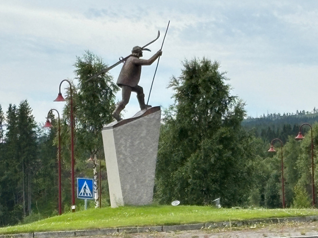 Skulptur ''Trysil-Knut''
