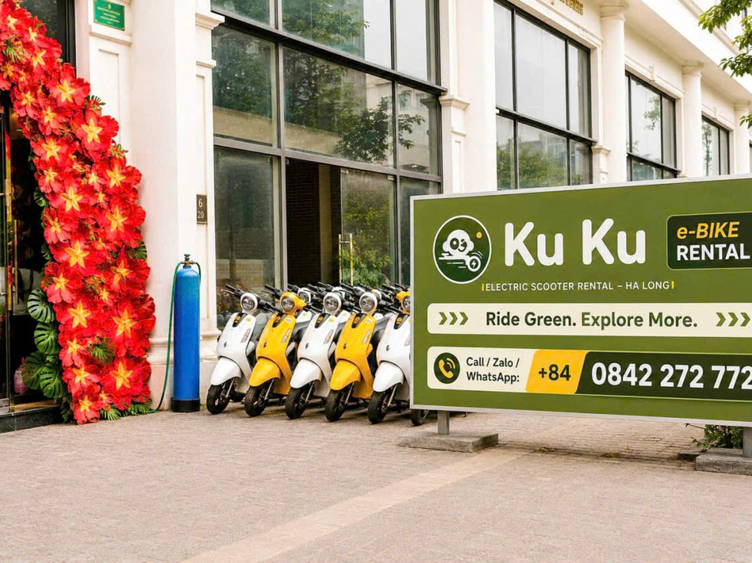 Cho thuê Xe Máy Điện Hạ Long - Ku Ku Bike - Electric Motorbike For Rent Ha Long