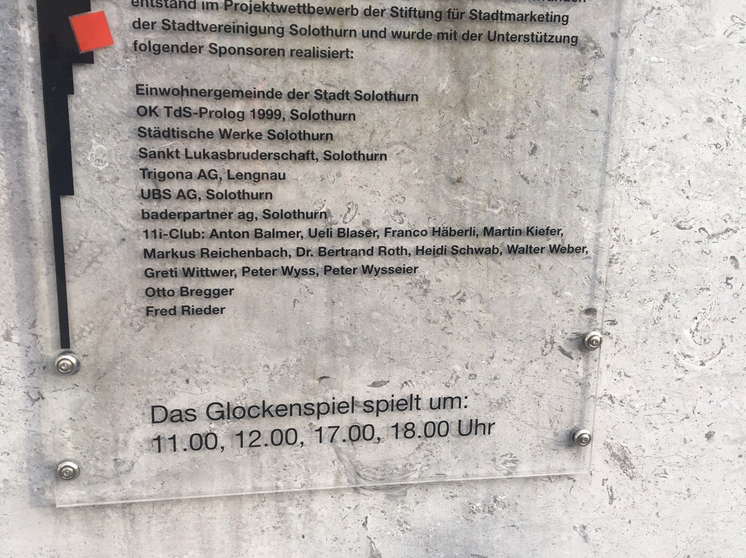 Solothurn Clock-Soleure必去景点