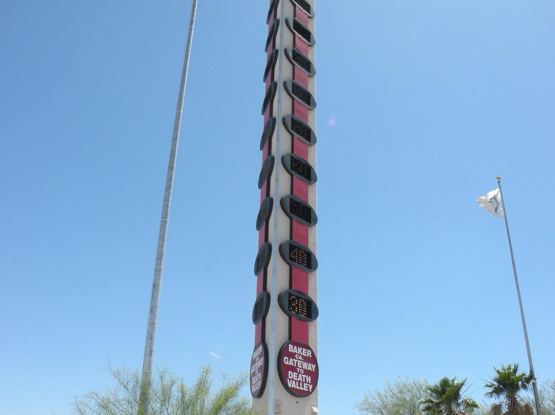 World's Tallest Thermometer-Baker必去景点
