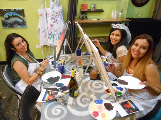 Bottle & Bottega by Painting with a Twist-芝加哥必去景点