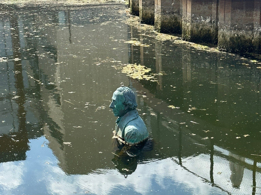 H. C. Andersen skulptur i havnen-欧登塞必去景点