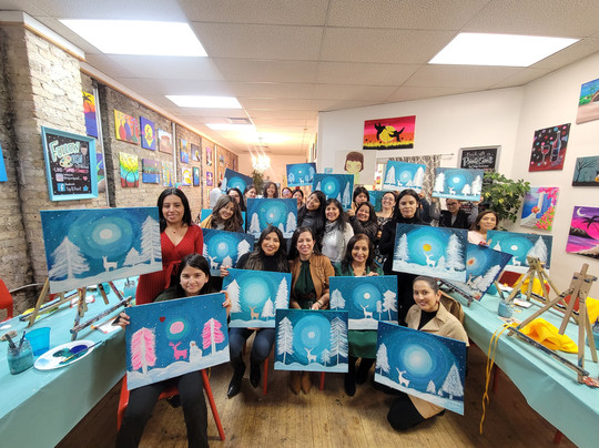 Chicago Sip & Paint-芝加哥必去景点