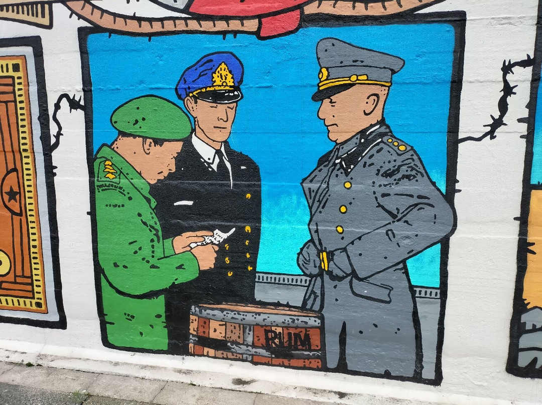Guernsey Liberation Mural-St Peter Port必去景点