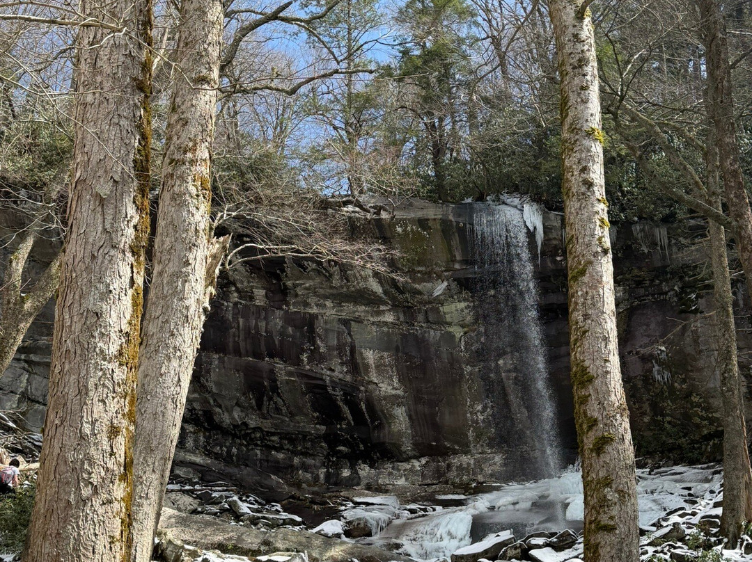 Rainbow Falls Trail-大雾山国家公园必去景点
