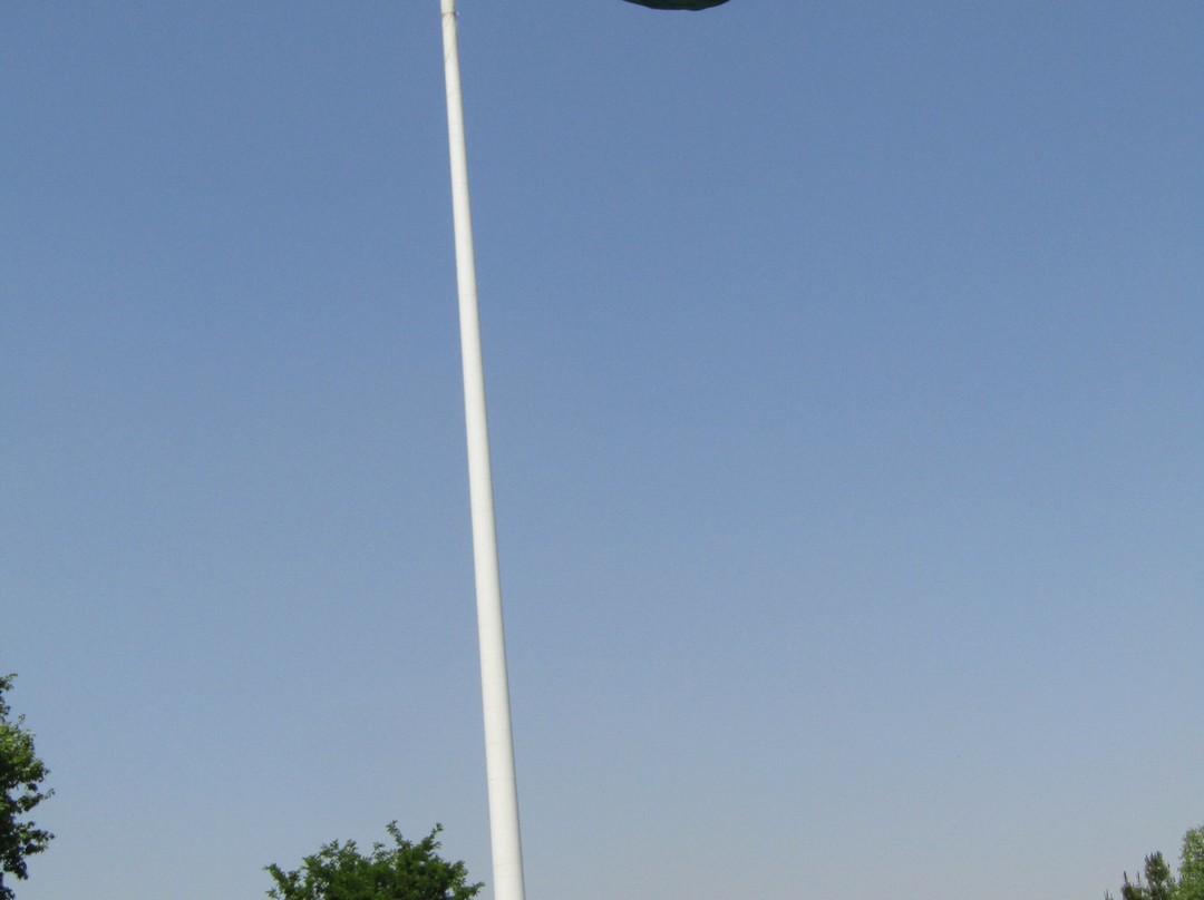 Flagpole with the Flag of Tajikistan-杜尚别必去景点