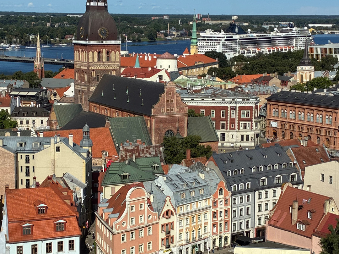View of Riga from St Peter's Church Tower-里加必去景点