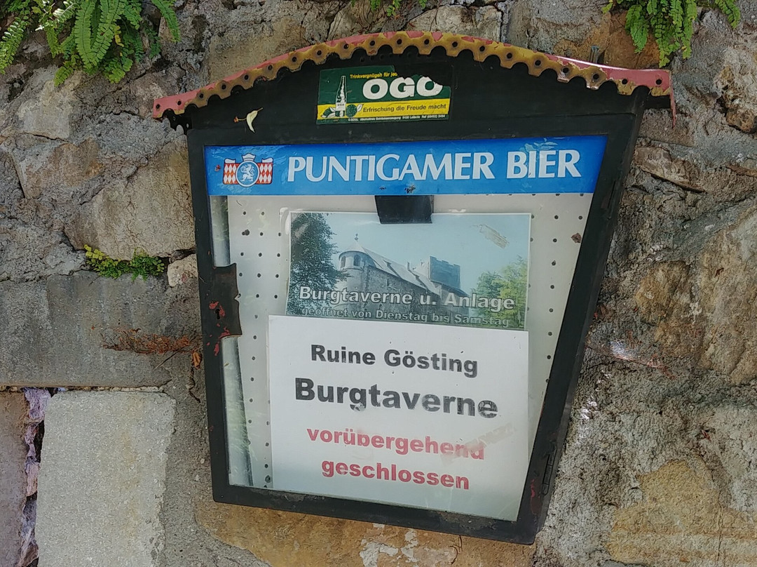 Burgruine Gösting-格拉茨城必去景点