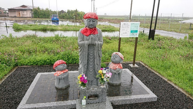 Jizo in Yoshidahama Disaster Prevention Park-亘理町必去景点