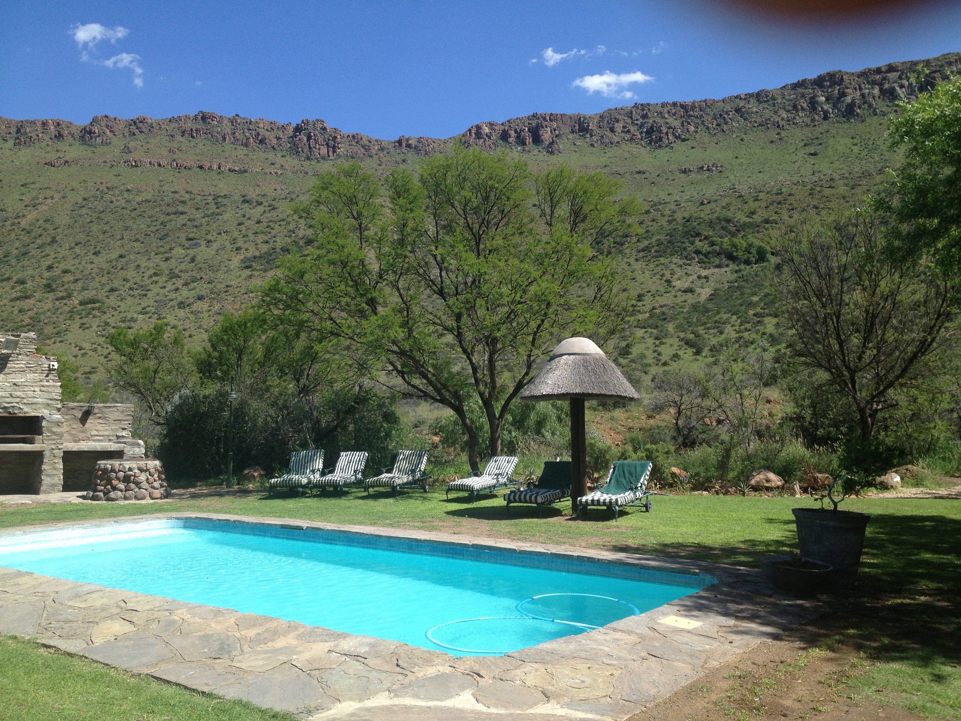 Lemoenfontein Game Lodge-泳池