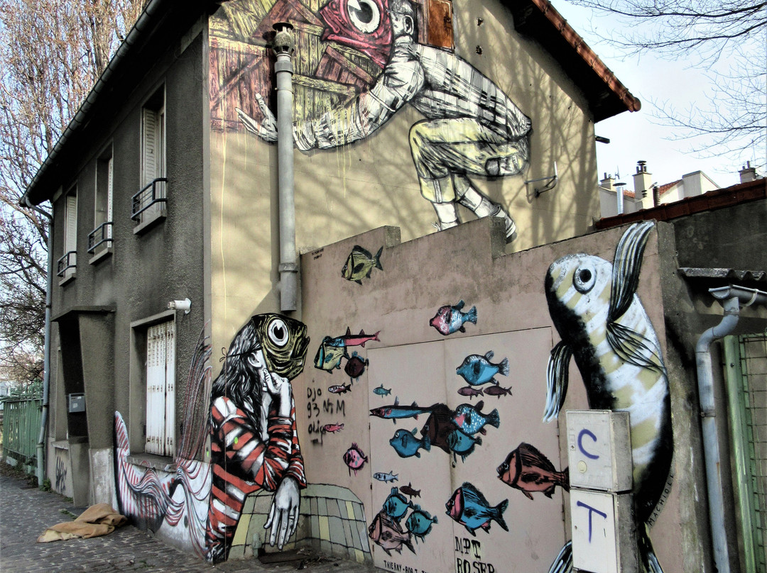 Fresque "Enfants poissons"
