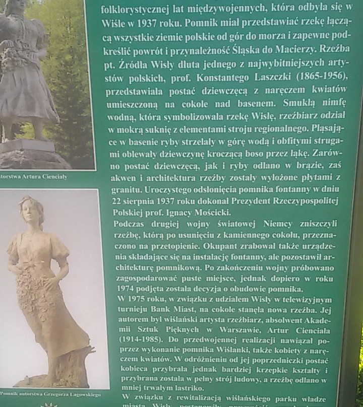 Zabytkowy Park Przygod i Pomnik Zrodel Wisly-Wisla必去景点