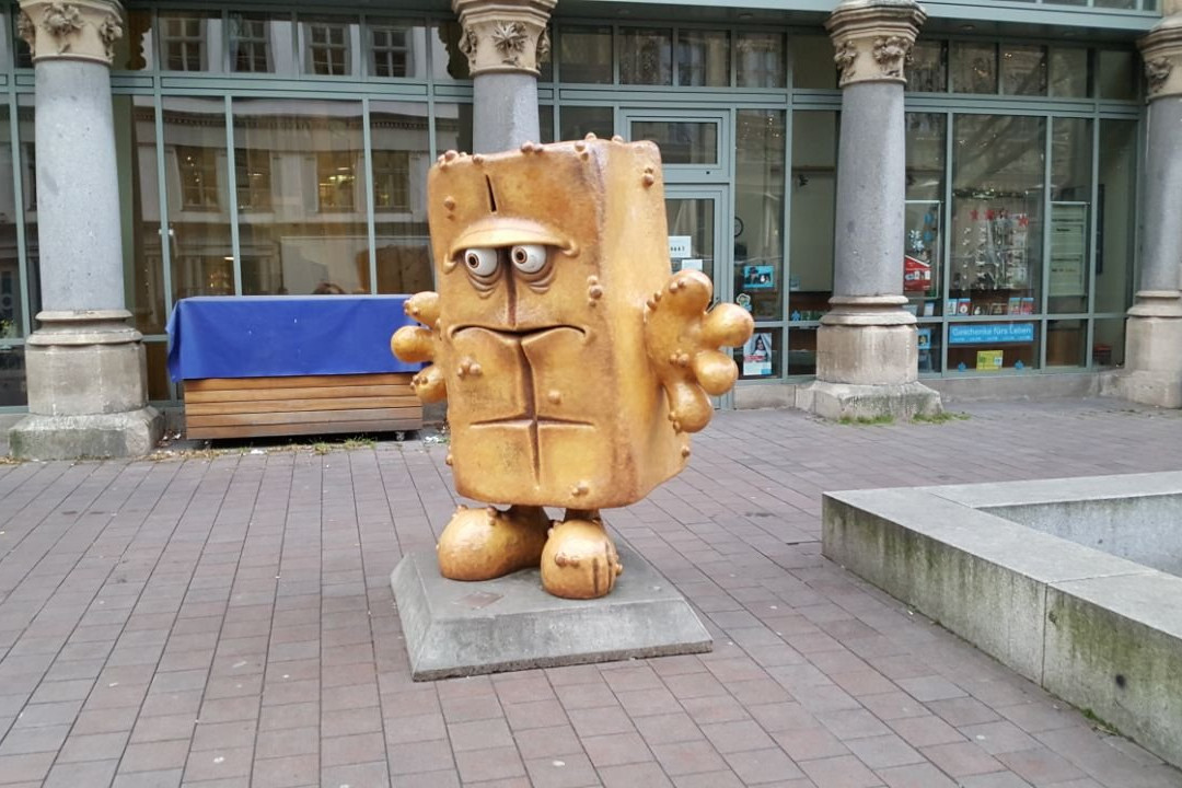 Skultur "Bernd das Brot"-爱尔福特必去景点
