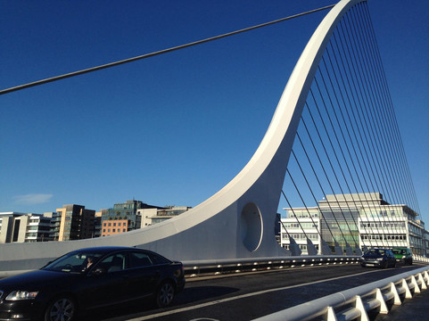 Samuel Beckett Bridge-都柏林必去景点