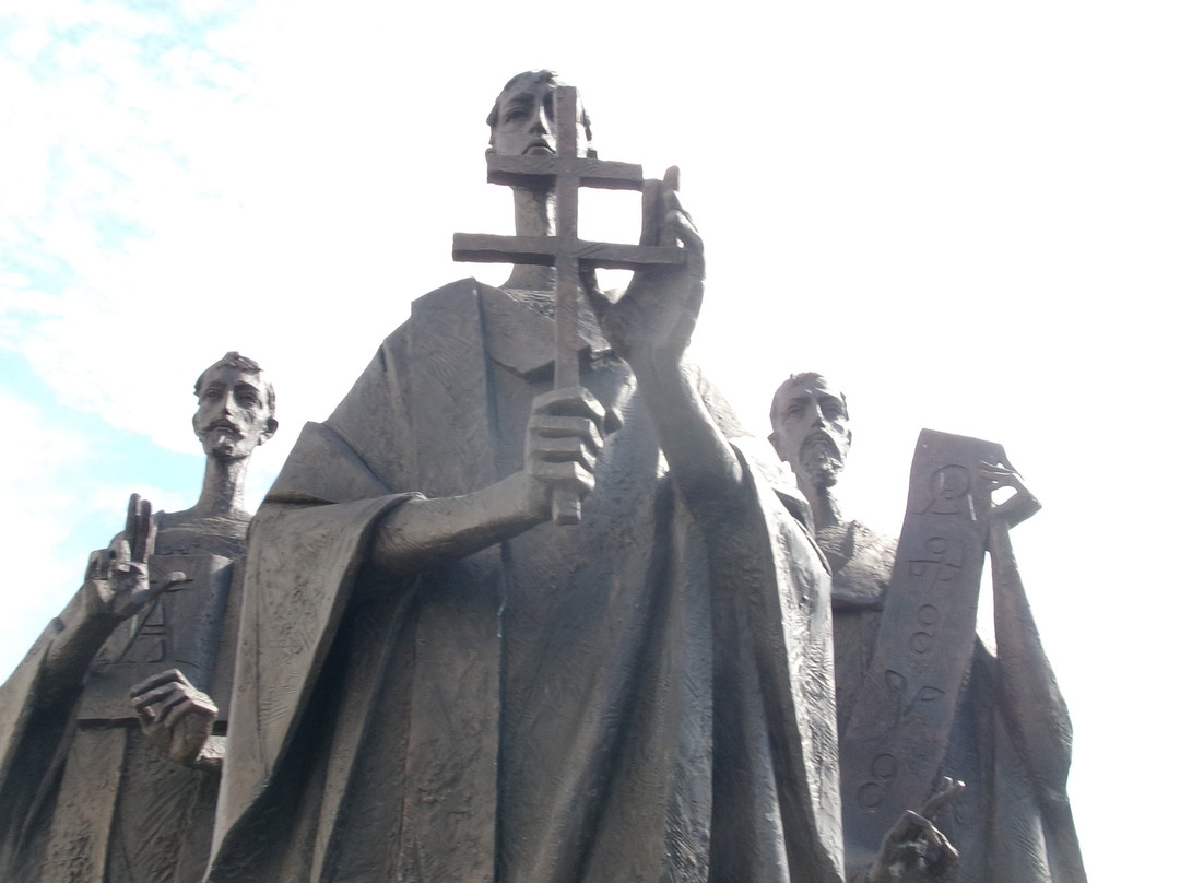 Statue Of Saints Cyril, Methodius And Gorazd