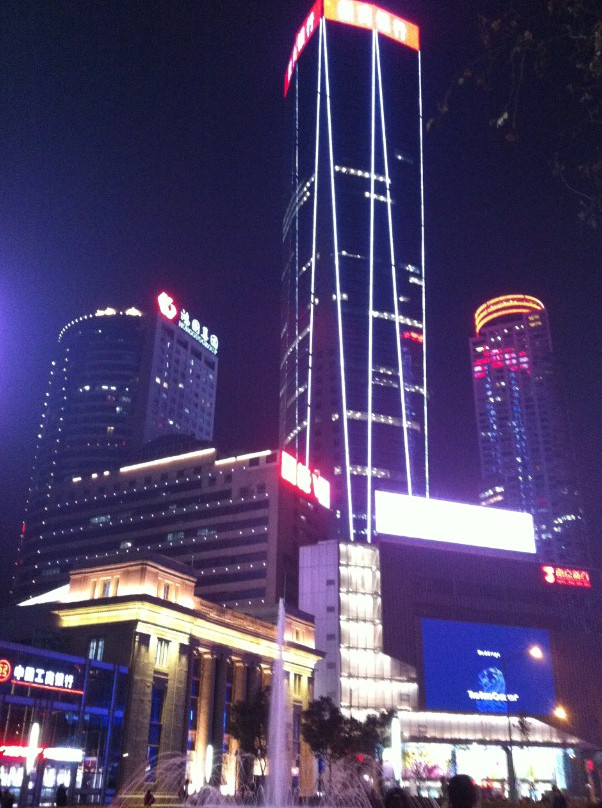 南京新街口商业步行区景点图片