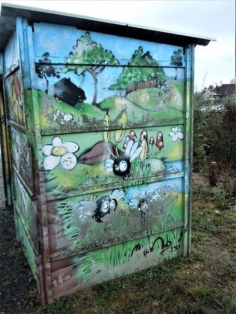 Fresque L'Abri-Bus-Saint-Ouen-sur-Loire必去景点
