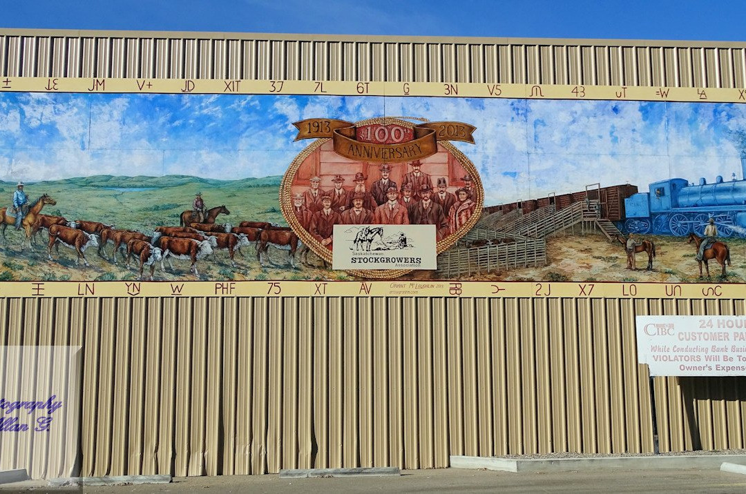Murals of Moose Jaw-穆斯乔必去景点