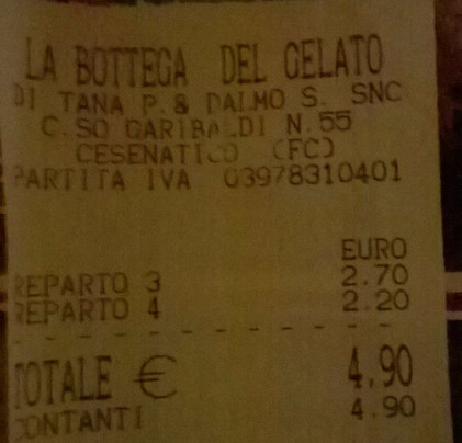 La bottega del gelato