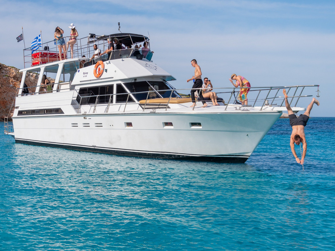 Freedom Astypalaia Daily Cruise to Koutsomiti, Kounoupa & Red Rock with Meal