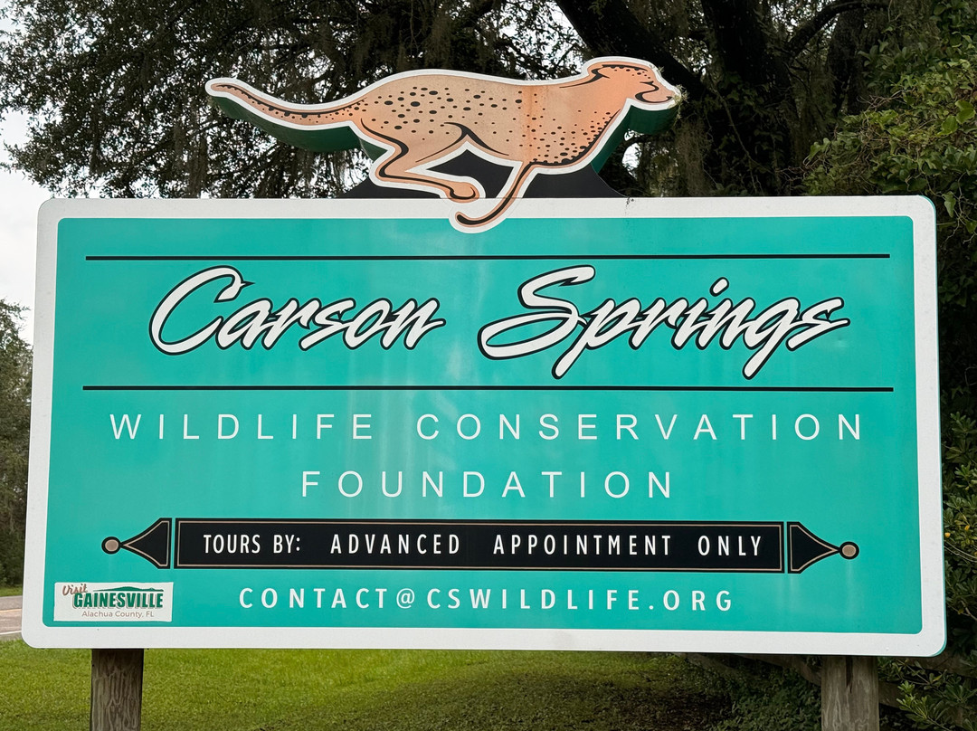 Carson Springs Wildlife Conservation Foundation-盖恩斯维尔必去景点