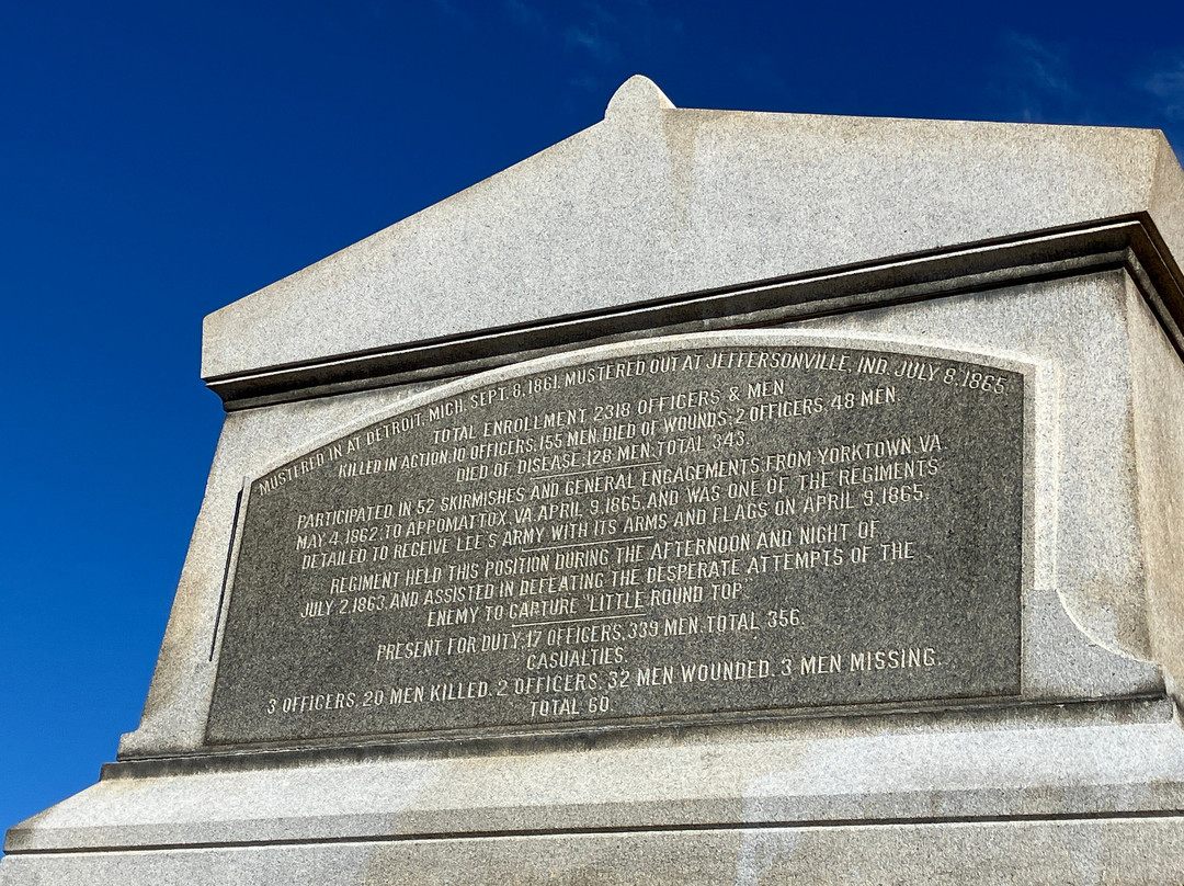 Little Round Top-葛底斯堡必去景点